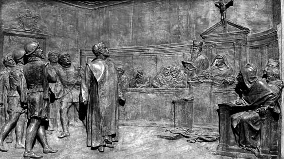 Giordano Bruno on trial