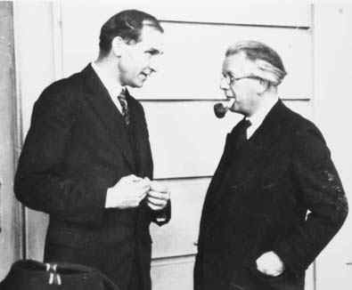 In 1938 with J Piaget
 